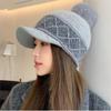 Hat Cold-proof New Winter Velvet Cycling Warm Wool Hat Cap Cap Thickened Ear Protector Knitted Hat