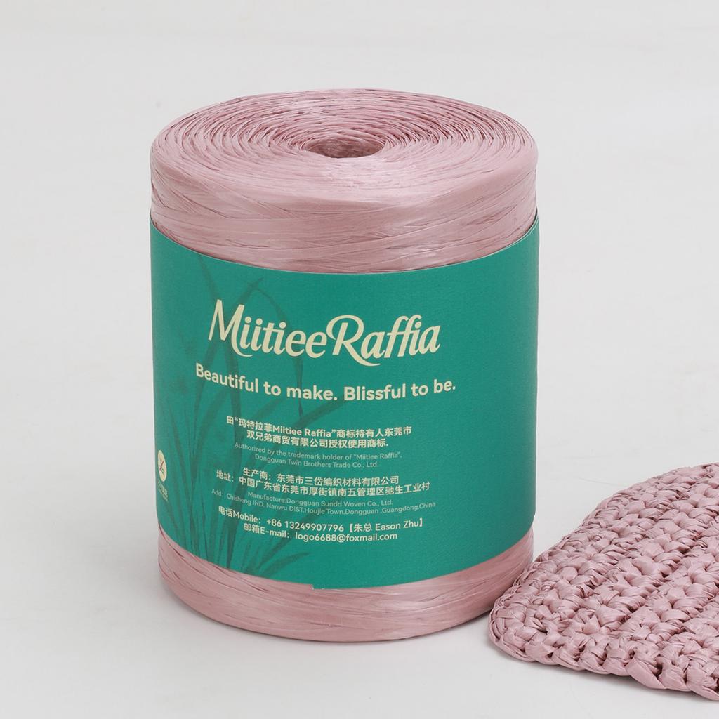 MT001-MT087 Natural Raffia Yarn For Wrapping Knit Wire Natural Color Matte Texture Raffia Paper Ribbons For Hat DIY Decoration