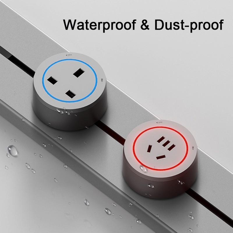 Home Appliances Wall Mounted Socket Universal USB Fast Charging Adapter Waterproof Movable Power Track Socket