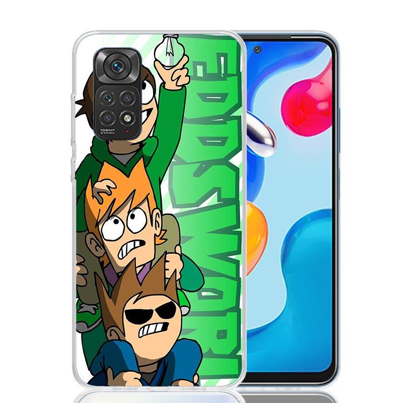 

Anime Cartoon Eddsworld Phone Case For Xiaomi Redmi Note 13 14 15 Pro Plus 12S 12 14S 11S 11E 10 10S 11 11T 5G 4G Cover Coque Re Redmi Note 14 5G