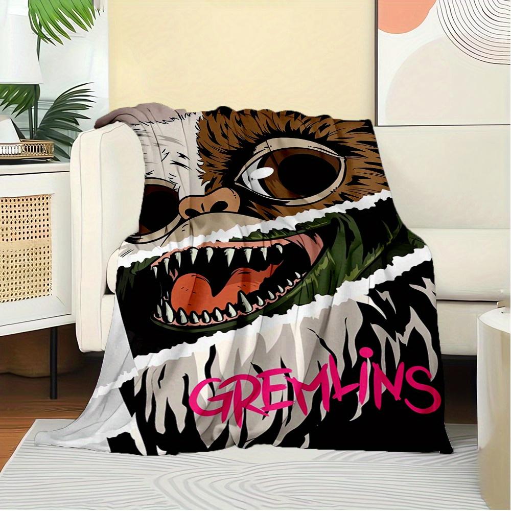 1 Stück Flanell-Kuscheldecke, Gremlins, Monster, Decke, Warme Gemütliche Weiche Decke für Couch Bett Sofa Auto Büro Reise, Geschenk für Alle Jahreszeiten175