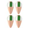 4pcs Ceramic Waterer Automatic Watering Ball Plant Watering Device Slow Release Terracotta Watering Spikes for Garden Yard