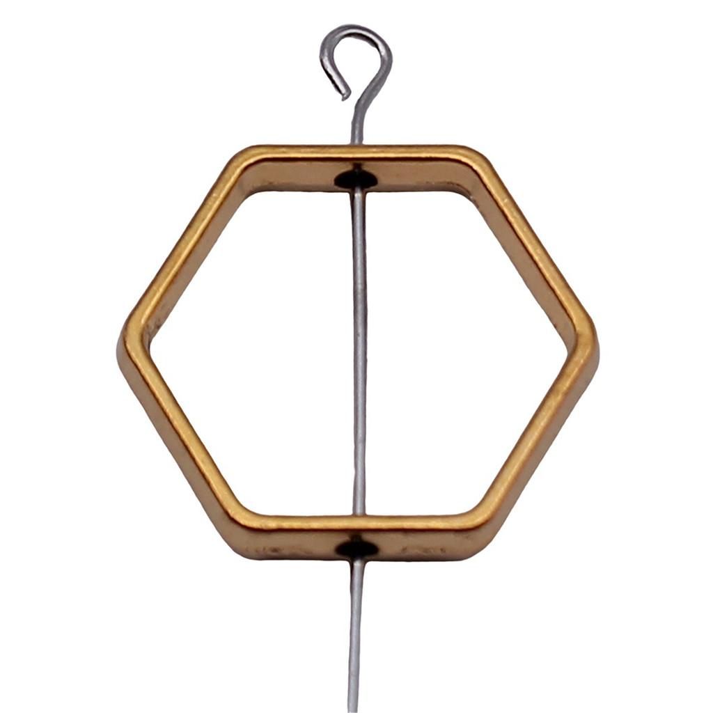 Openwork Beads Mini Hole Geometric Frames For Minimalist Jewelry Components