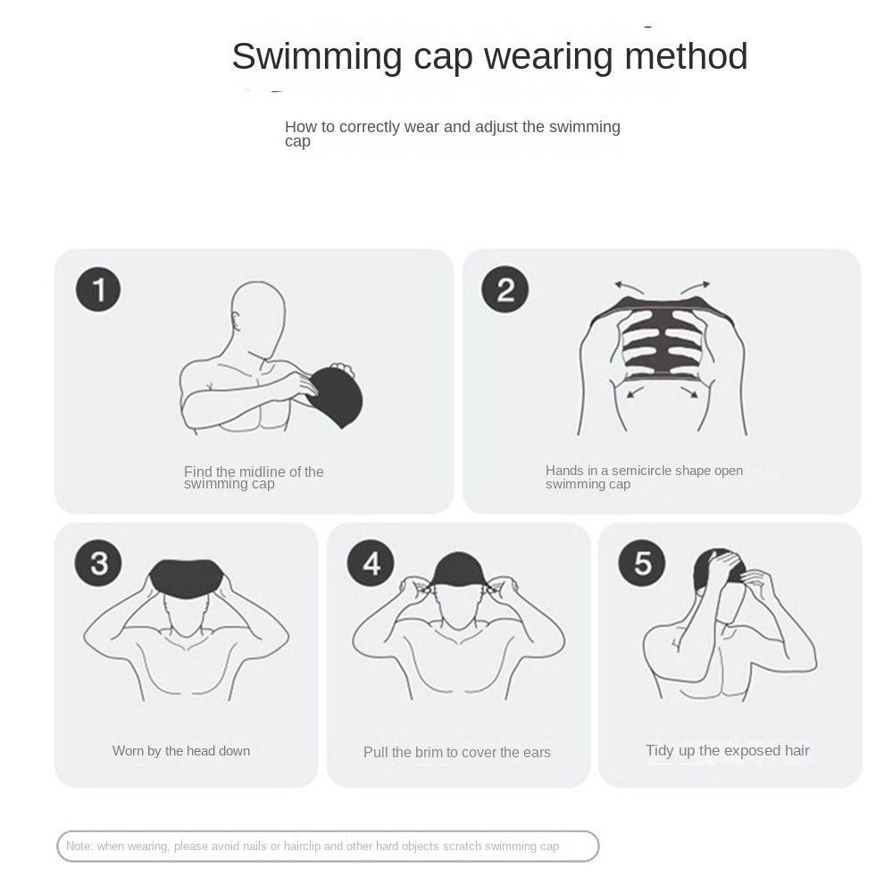 with Nose Clip, and Ear Plugs Silicone Swim Cap Anti-fog Diving Eyewear  Summer