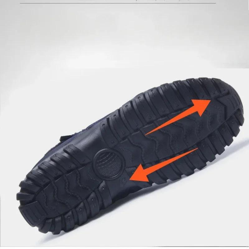 Winter Herren Freizeitschuhe Plüsch Warm Herren Schneestiefel 2025 Neu Stilvoll Wasserdicht Rutschfest Herrenstiefel Heißer Verkauf Botas Para Hombre