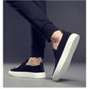 Modne Luksusowe Wsuwane Męskie Buty Deskorolkowe Projektant Miękka Podeszwa Casualowe Outdoorowe Męskie Sneakersy Modne Haftowane Męskie Mokasyny