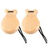 2 Pcs Spanish Castanets with String Traditional Flamenco Castanets Wood Percussion Orff Music Instrument Easy To Play