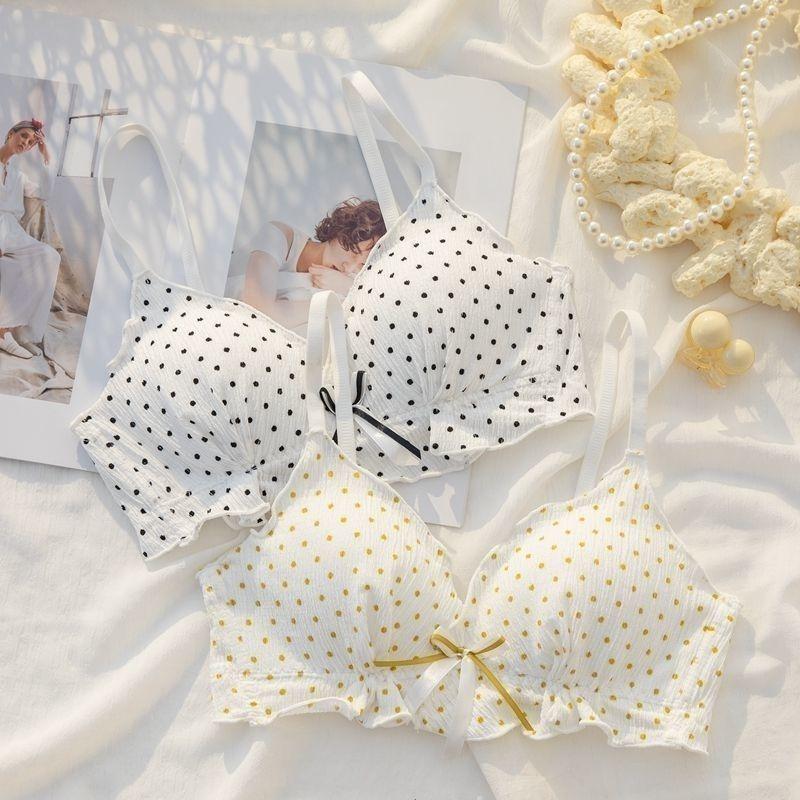 Sexy Women Push Up Bras Fashion Lingerie For Lady Sexy Underwear Cute Dot Bras For Girls