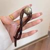 Retro S Shape Ponytail Twist Hair Clips Fashion Multi-colour Twisted Hollow Out Shark Clips Headdress Hair Accessories Gift