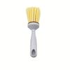 1pc Multi-Purpose Household Cleaning Brush, Cylindrical Handle Long-Bristle Pot and Bowl Scrubber, Tabletop Cleaner. Suitable for Household Cleaning