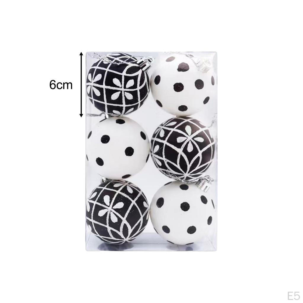 12 Pieces Christmas Ball Ornaments Xmas Decor Hanging Balls Lightweight Baubles for