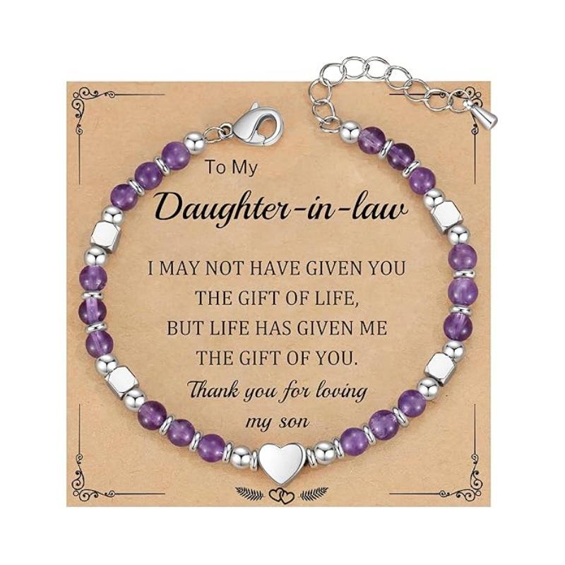 JYL TS Bracelet Adjustable Lobster Clasp Heart Pendant Enhances Relationship Luck