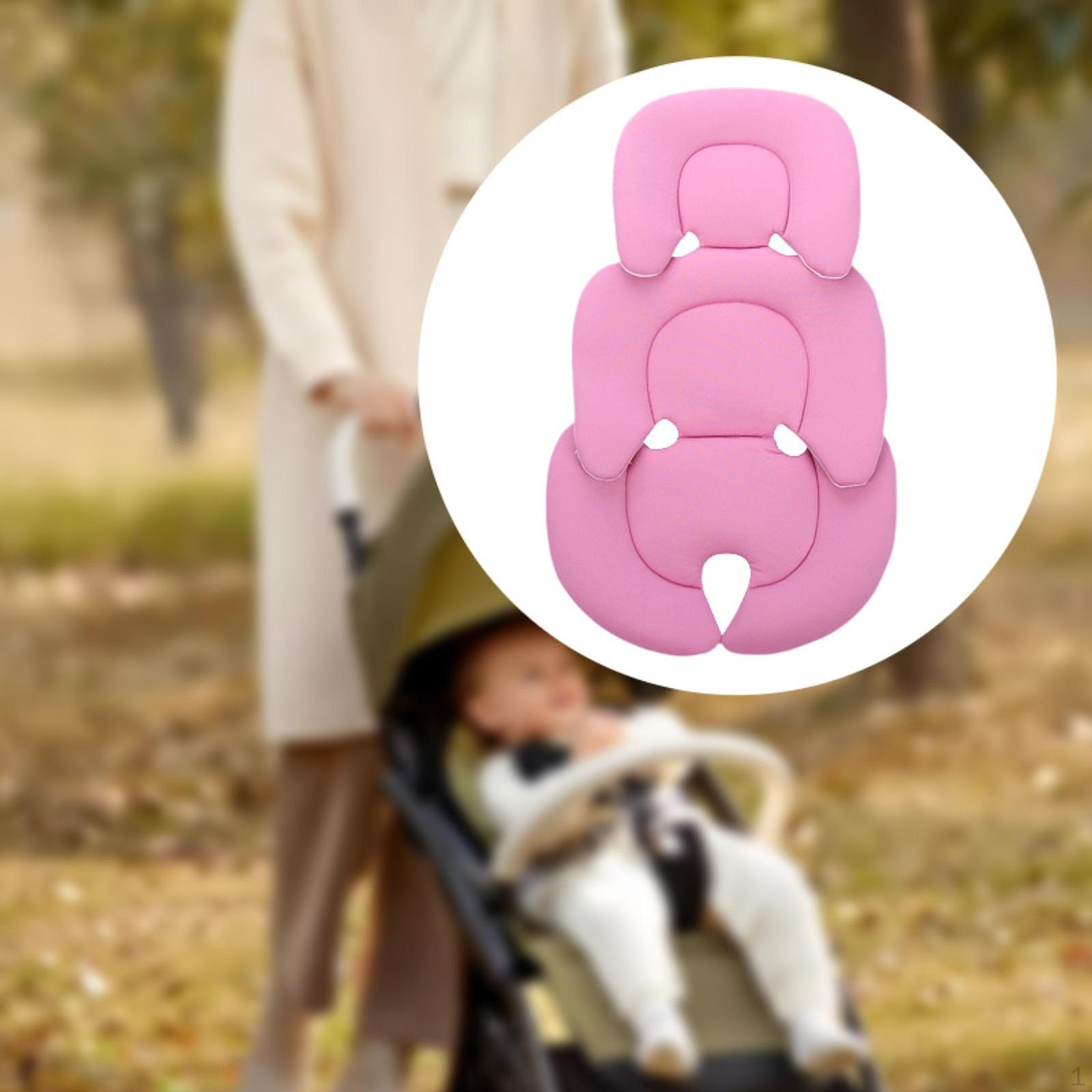 

Подушка для сиденья детской коляски, мягкая, поддерживающая подушка для младенцев розовый