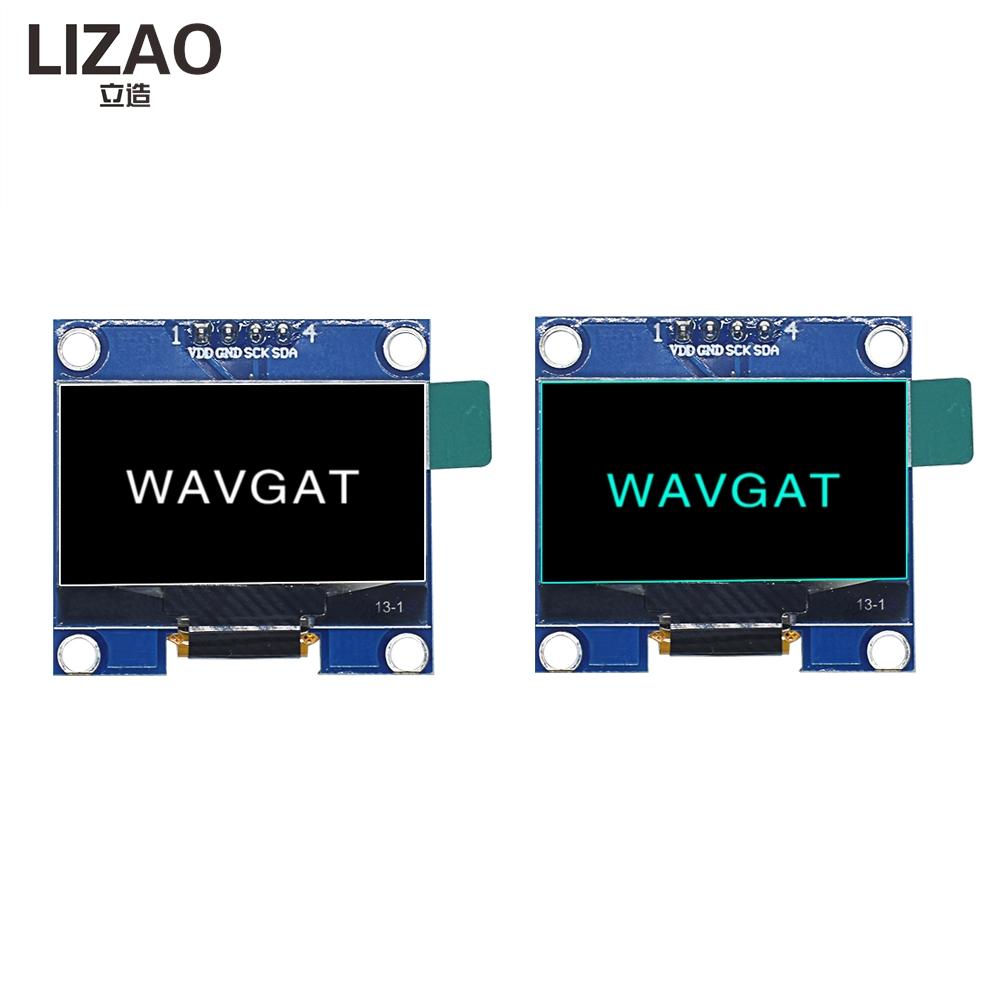 LIZAO 1.3" OLED Module 128x64 IIC I2C Serial SH1106 Driver White Blue Display Board for Arduino Raspberry Pi