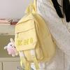 Small Fresh, Sweet and Cute Wind Macaron Student Schoolbag Summer New Large-capacity Backpack