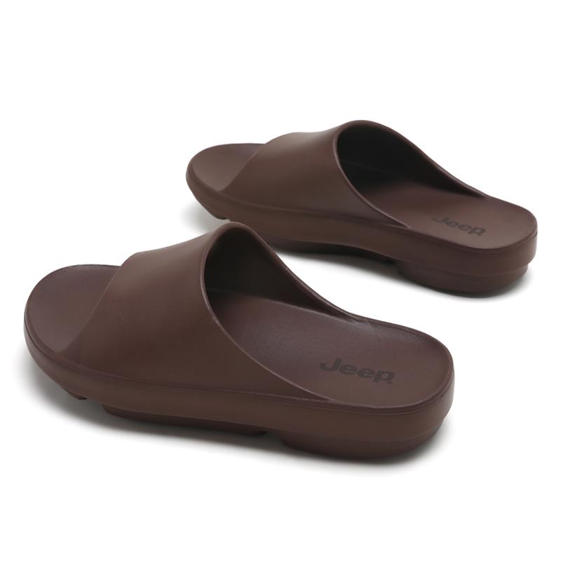 Jeep Trendy Comfortable Anti-Wear Slide Sandals Unisex Footwear Dark-Brown P740N14583-3