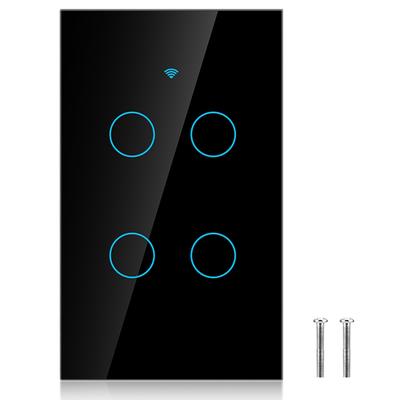 WiFi-Touchscreen-Schalter, Einzelkreis für 4?Weg AC