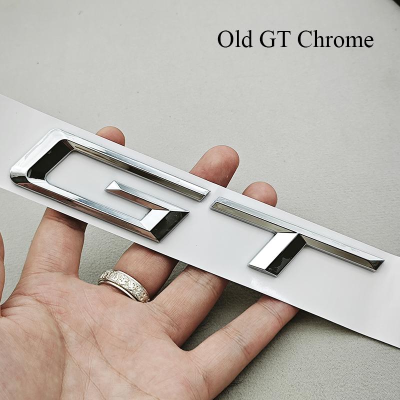 3D ABS Car Letter Rear Trunk Badge Auto GT Logo Emblem Decals For BMW GT 320i 330i 340i 528i 535i 630i 640i Exterior Accessories