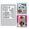 Kamera-Stanzformen zum Selbermachen, Scrapbook, Prägung, Papierkarten, Album, Basteln, Punch-Schablone