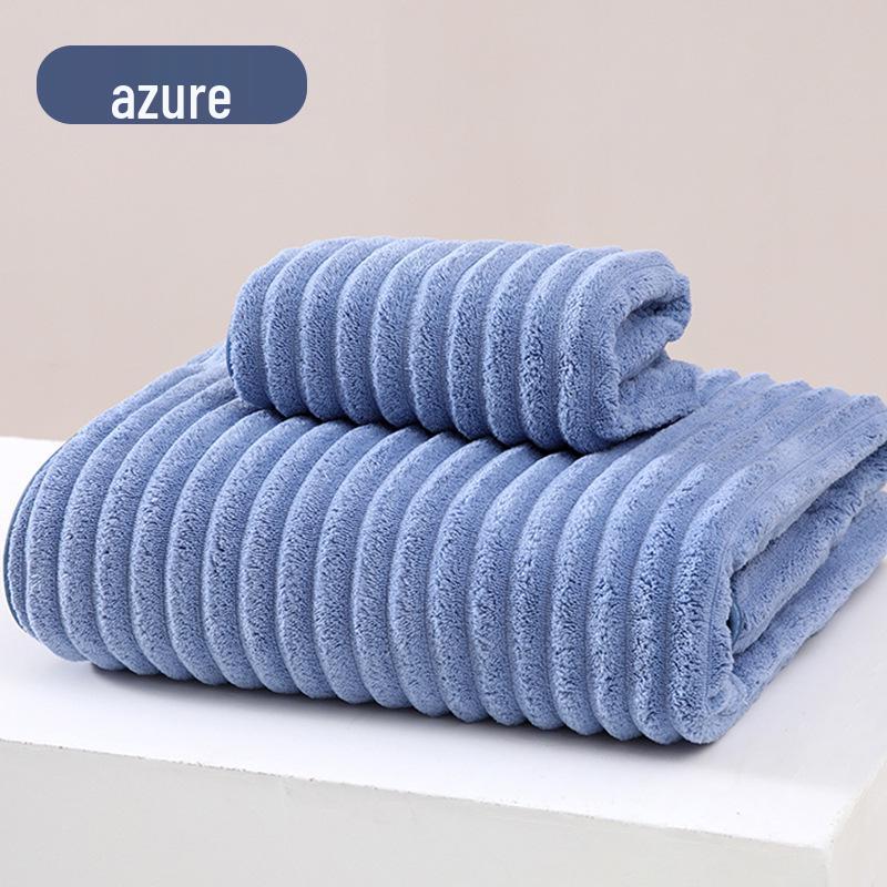 

Банний рушник з коралового флісу з хвилястим візерунком, швидкосохнучий - Товстий, Вбираючий, для Чоловіків та Жінок 35x75cm Towel