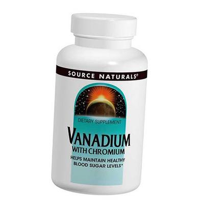 Vanadium en Chroom, voor normalisatie van de bloedsuikerspiegel, Vanadium met Chroom, 90 tabletten (36355024)