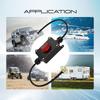 100A Battery Cut Off Switch DC 12-24V Disconnecter Emergency Cutoff Battery Disconnect Switch Boat
