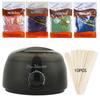 Macchina Terapia Cera Depilatoria 6 Pezzi & Set Manuale Scaldacera 400g