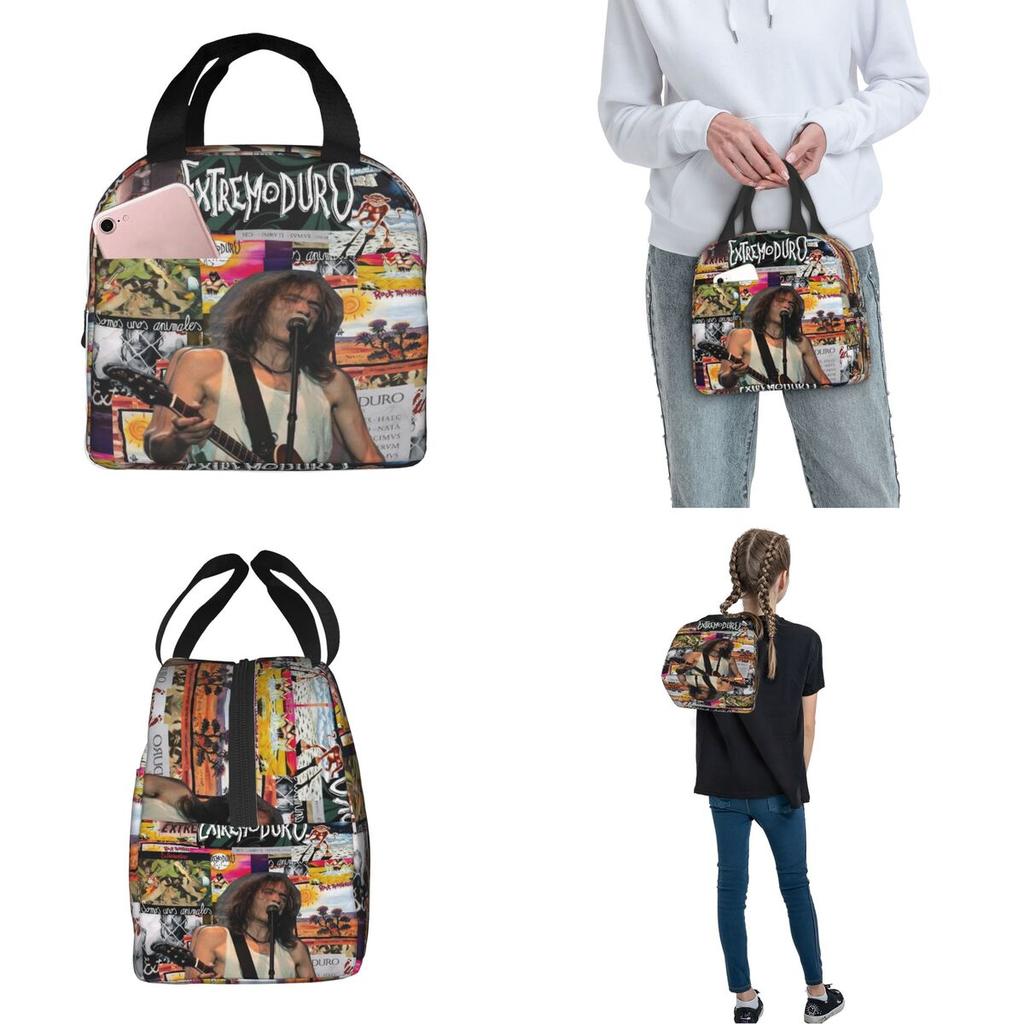 Extremoduro Rock Band Tour Thermal Insulated Lunch Bags for Picnic Portable Bento Box Cooler Thermal Lunch Boxes