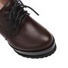 Fashion Women's New Spring and Autumn Round Head Thick Sole Waterproof Platform Lace up High Heel Large Size Deep Mouth Single Shoes