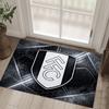 Fulham Football Design Crystal Velvet Carpet Cozy Non?Slip Printed Rug For Bedroom Living Room Entrance
