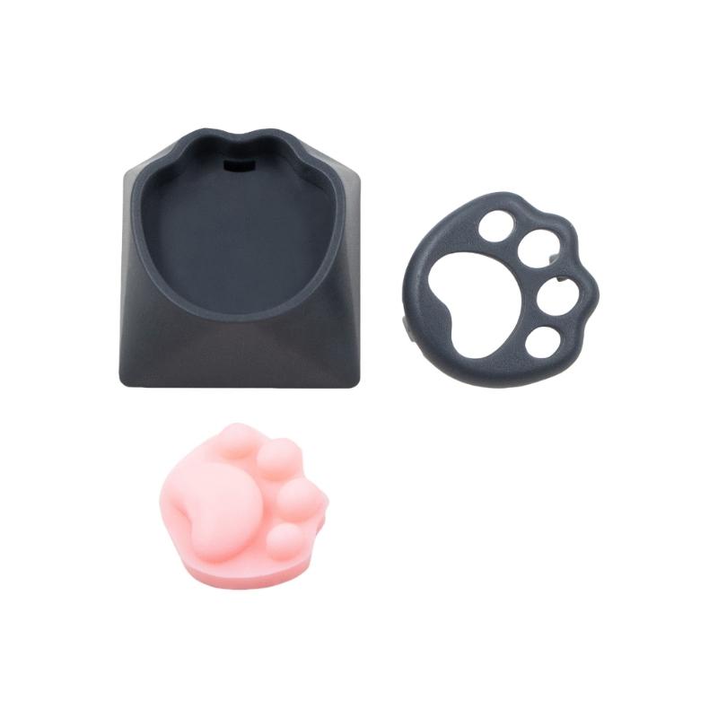 

Cats Claw Keycaps Soft Silicone 3D Printed Keyboards Keys Caps Ergonomic NonSlip Design For Mechanical Keyboards Builds