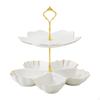 Ceramic Cake Stand for Serving Treats and Home Decoration