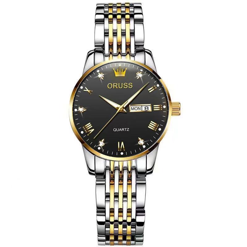 Horloge Horloge Zakelijk Eenvoudige Wijzerplaat Lichtgevend Dameshorloge Horloge Tide Waterdicht Kalenderhorloge