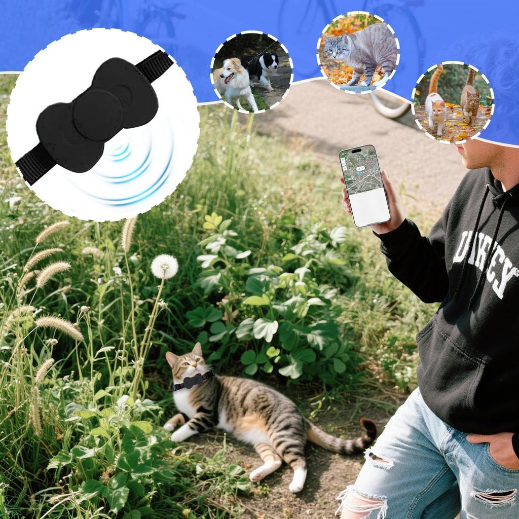 Electronic Animal Locator Gps Dog Collar Cat Gps Collar Accurate Anti-Lost Tag for Dog Kitten Luggage Kids Key Watch Pet