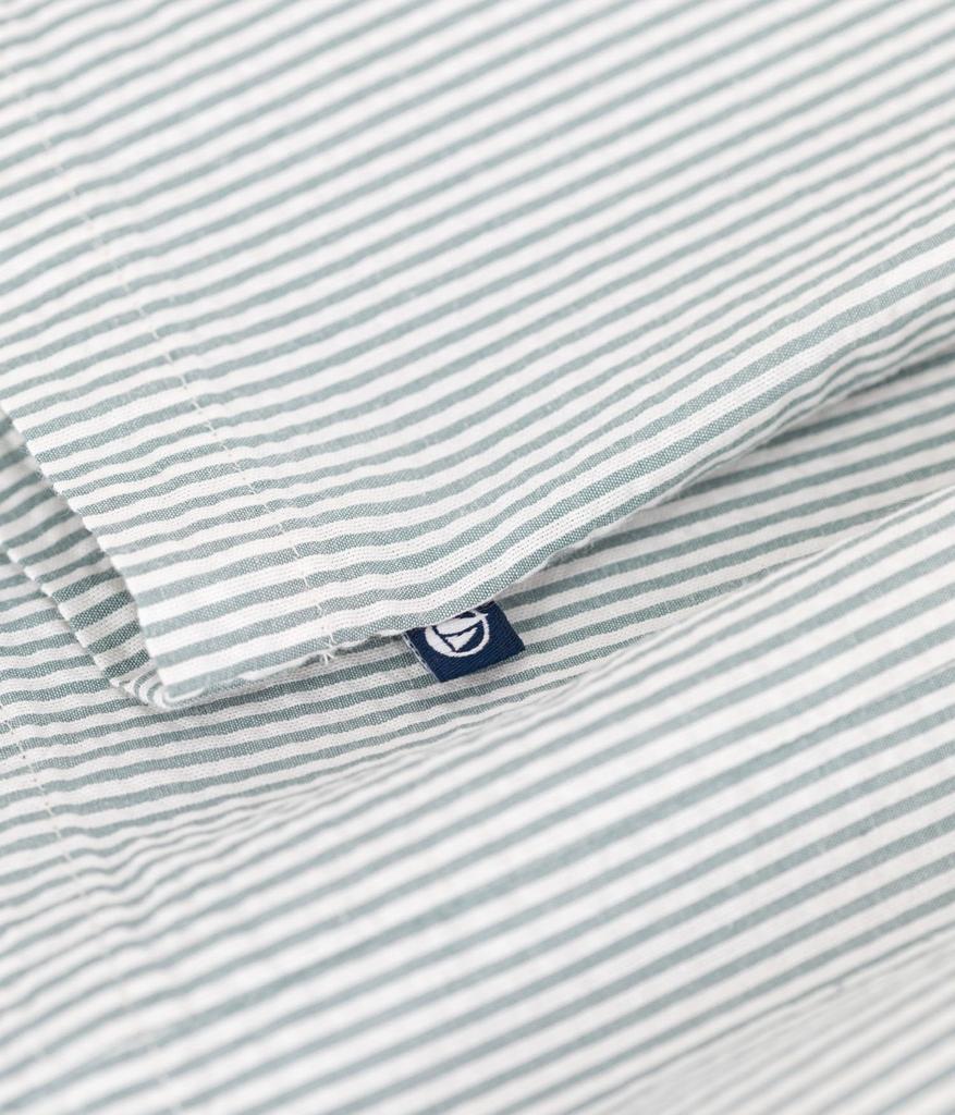 Dress A0CD4 36 Months 95cm [Petit Bateau] One-piece Off-white/Green