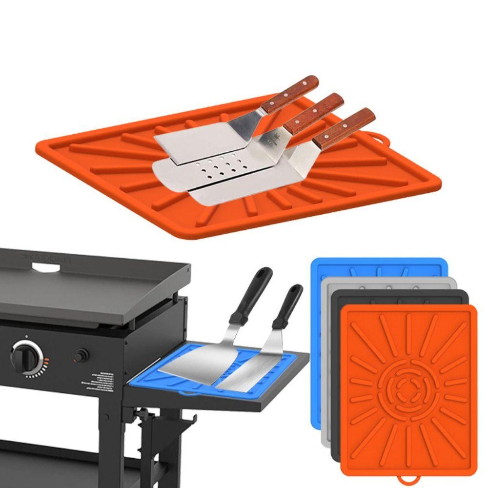 

Silicone Cleaning Pad Solid Color Kitchen Insulation Pad New Oven Protection Pad Baking Tray