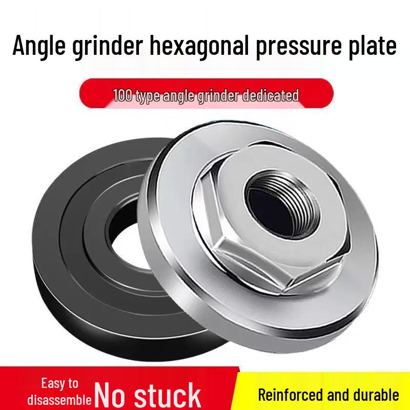 Universal Angle Grinder Screw Cap Nut Set with Pressure Plate for Cutting Machines