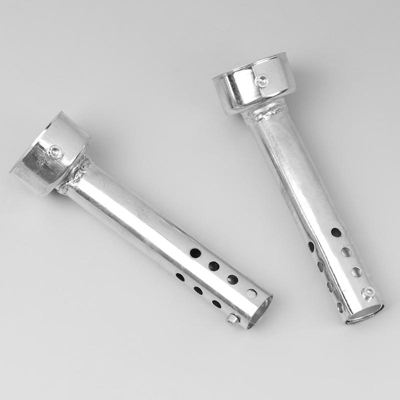 Motorcycle Modified Triangular Round Mouth Back Pressure Core Tuning Tube Sound Regulator Dual-Purpose Tube Muffler