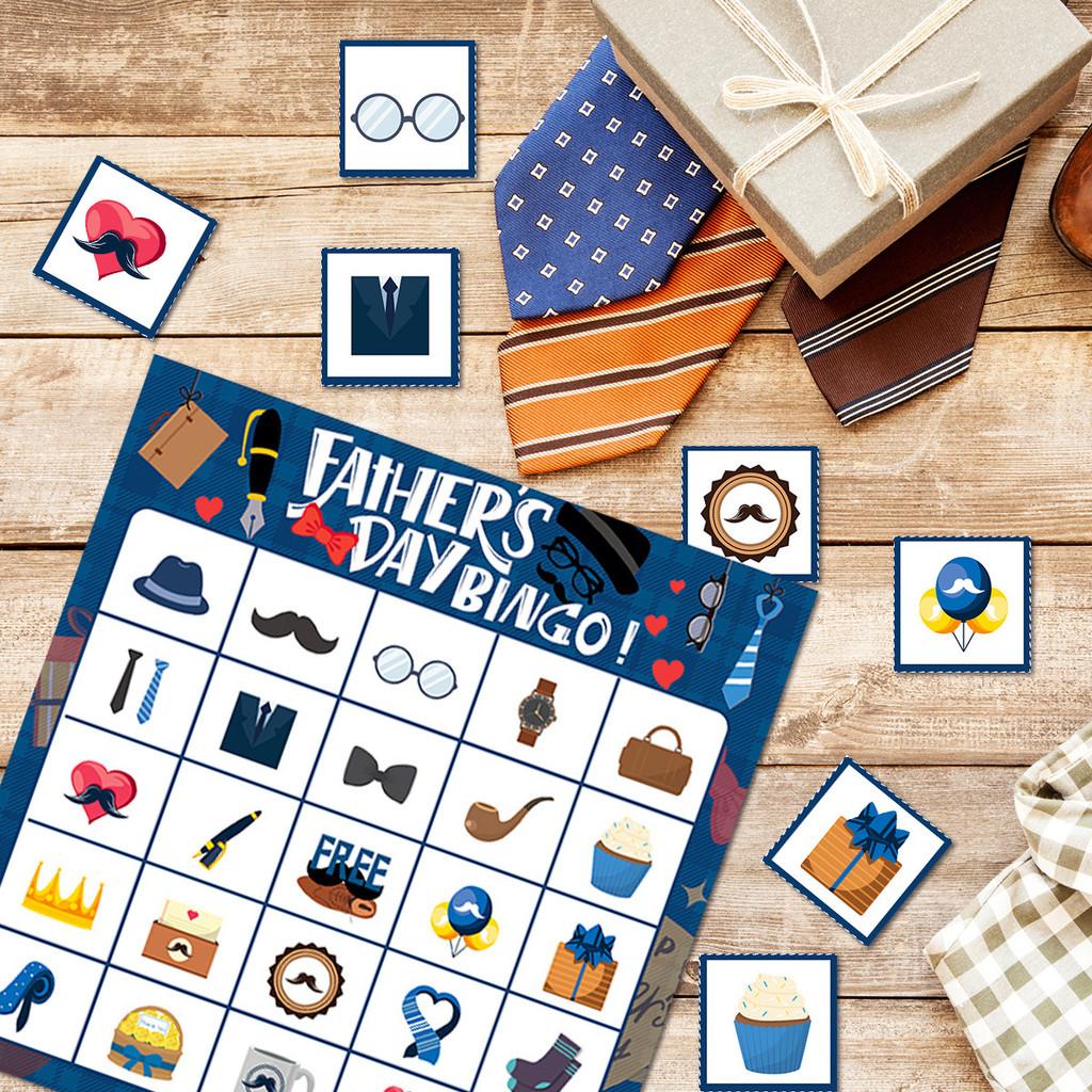 Father Day Themed Parentchild Interactive Entertainment Tabletop Game Card
