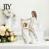 Warm Dance Style Statue Gifts for Mom from Daughter, Hand Painted Resin Mother Sentimental Family Sculpture Daughter Figurine, Mother's Day