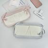 Sweet Korean Pink Color Pencil Case for Girl Creative Design Simplicity Stationery Bag Large Capacity Pen Bag Student Supplies