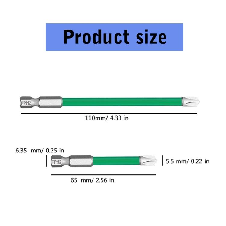 Steel Crossheads Screwdriver Crossheads  Bit With Powerful Magnetism And  Insulation For Safe Electrical Repairs