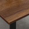 Rectangular Coffee Table Industrial Style Living Room Table Metal Legs And Wood Effect Top 100 X 60 X 50 Cm
