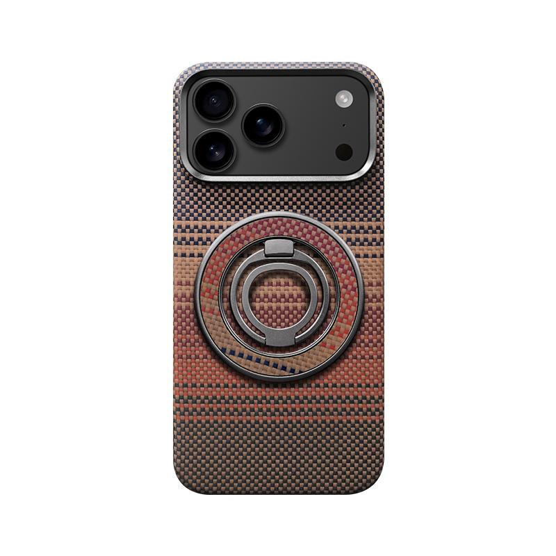 Ultra Slim Real Aramid Kevlar Carbon Fiber Business Case For 17 Air Pro Max Magnetic Charging Shockproof Protective Cover