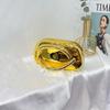 Gold Metal Closure Box Clutch Bag for Women Evening Wedding Party Cute Purse crossbody Bag purple green Metal handle Handbag