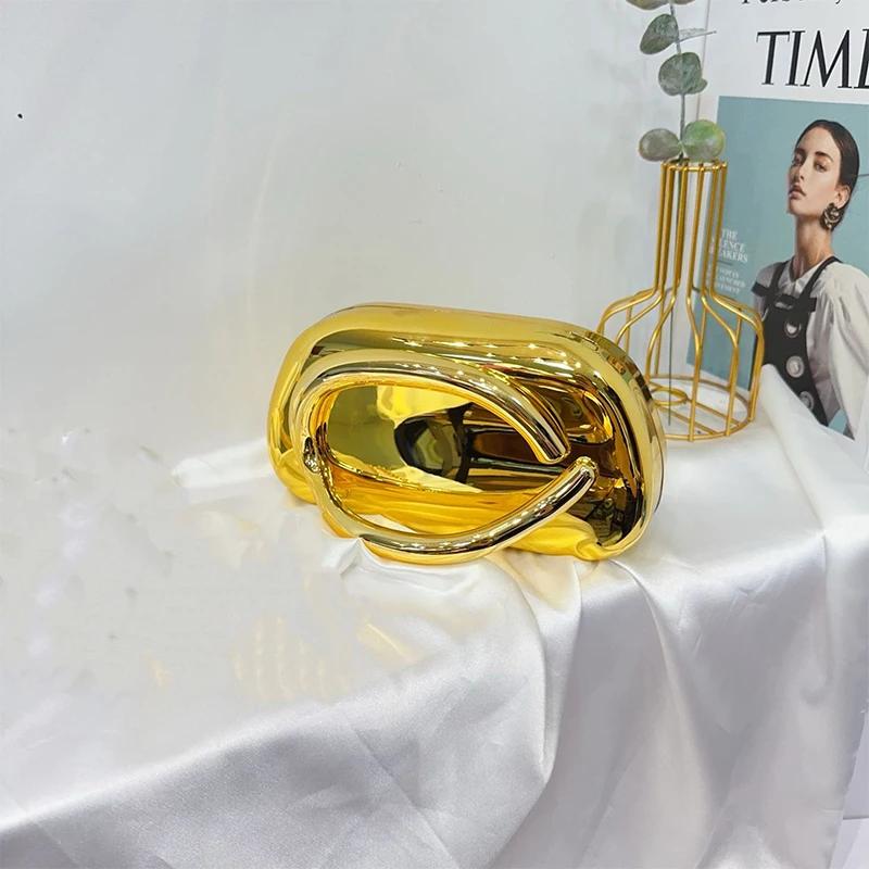 Gold Metal Closure Box Clutch Bag for Women Evening Wedding Party Cute Purse crossbody Bag purple green Metal handle Handbag