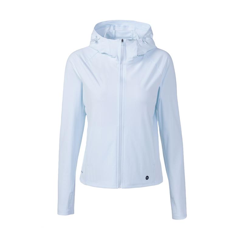 

Li Ning Свободная Удобная Дышащая Защита от УФ Излучения Одежда для Защиты от Солнца Женские топы Светло-голубой AFDVA78-6 M