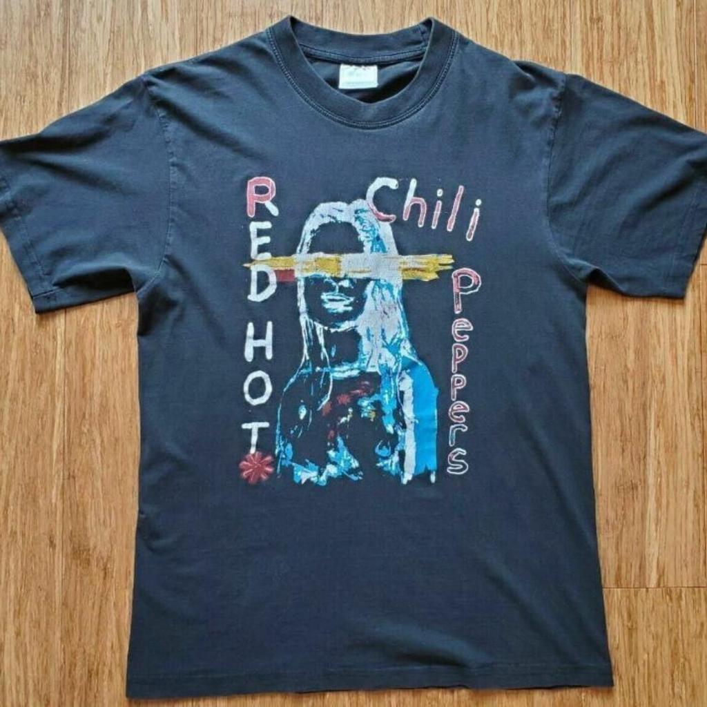 Vintage 2000s Red Hot Chili Peppers By The Way Black Unisex Tshirt S5XL KH9108
