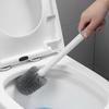 4 In 1 Bathroom Toilet Brush Set Wall Mounted Long Handle Toilet Plunger Holder Durable for Home Restroom Use