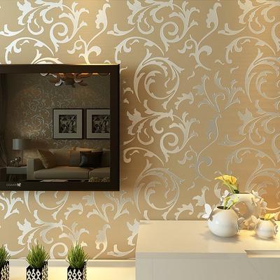 Grey 3D Victorian Damask Embossed Wallpaper Roll Living Room Bedroom Wall Coverings Silver Floral Luxury Wall Paper Home Decor